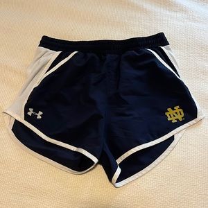 Notre Dame athletic shorts